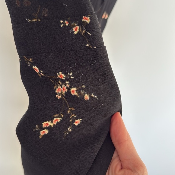 Black and Floral Reformation Dress size 2 - Picture 7 of 13